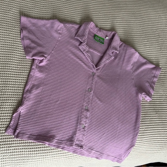 Big Bud Press lilac pantry button up - Picture 3 of 5